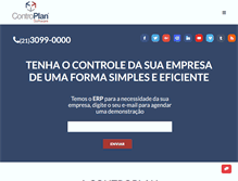 Tablet Screenshot of controplan.com.br